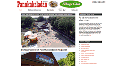 Desktop Screenshot of pannkaksladan.se